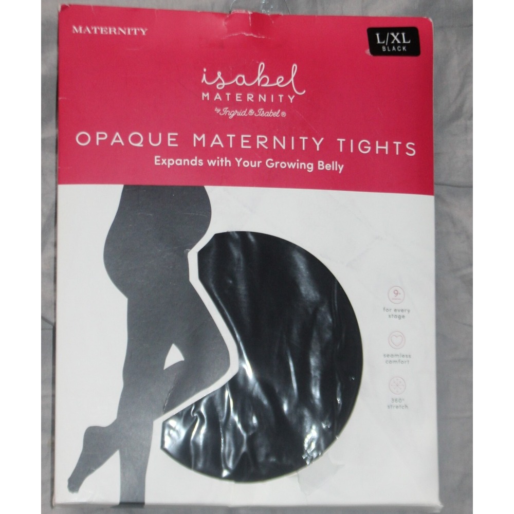 isabel Maternity OPAQUE MATERNITY TIGHTS, Black, L/XL